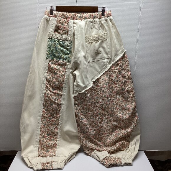 ❤️RESTOCKED-POL JOGGERS RELAXED PATCHWORK OATMEAL (Matching Jacket Seperate) - Picture 14 of 16